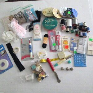 Sewing & Craft Supplies Mixed Lot
